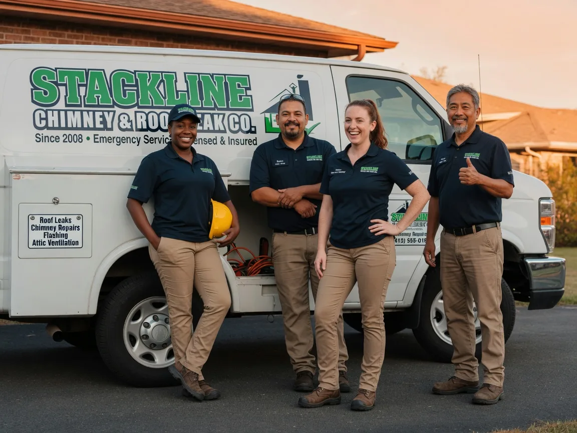 Chimney flashing repair company in Manor, GA